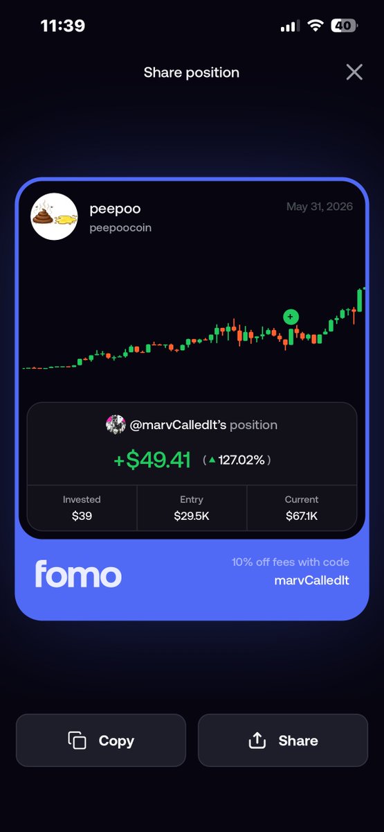 marvCalledIt's tweet photo. Are you following me on fomo 
$peepo 

GyQzLtb1FEtsDb41LNZkDJqE6kAxhS9RDEgE6sFpump https://t.co/y9S0kNpjlK