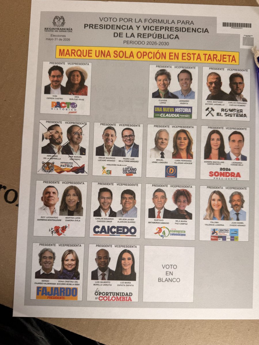 Acaro De La Espriella tweet media