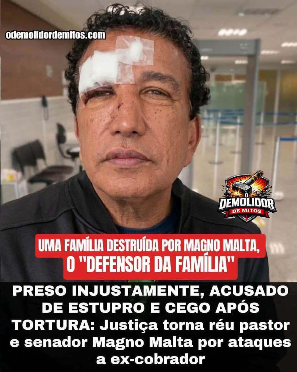 AdnanvpPeixoto's tweet photo. Em 2009 o senador Magno malte acusou injustamente um trabalhador de ter estuprado a própria filha de na época 2 anos, o rapaz foi preso torturado perdeu a visão e agora a justiça ⚖️ foi feita se descobriu que Luis Alves de Lima não  estuprou a própria filha ele foi inventado da acusação e o senador Magno malte foi tornado réu no processo por falsa acusação.
