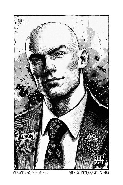 Timeship's tweet photo. Art of the Day! "Chancellor Don Wilson". Buy at: https://t.co/zLfBtWWORs https://t.co/gOXkp6dlEF