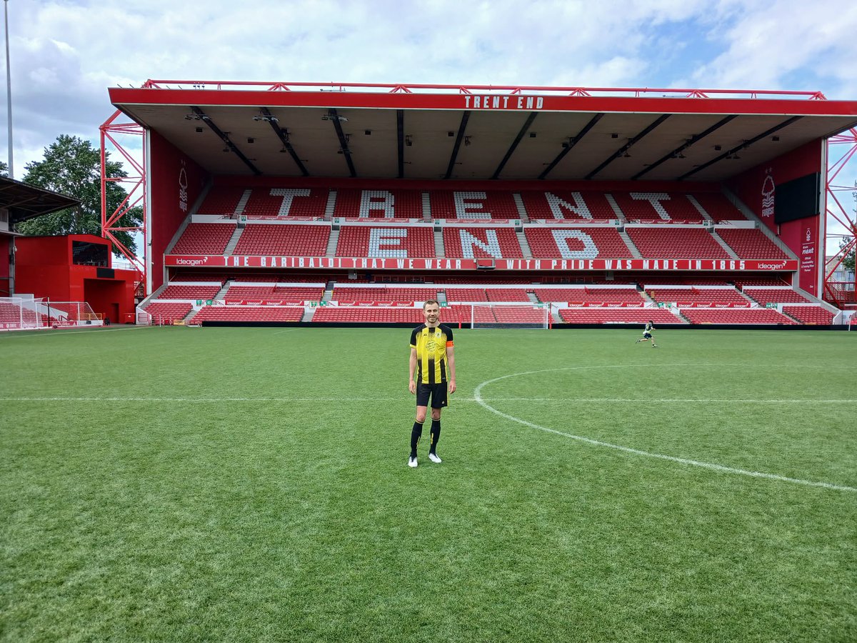 ThorpeyNFFC's tweet photo. Wow dream come true, been coming to this place for 20 years and never thought I’d get to play on the pitch…today I got to lead my team out as captain at the world famous City Ground! 😍👏🏻🔴⚪️🏟️ #NFFC https://t.co/W0kLKuL8CM