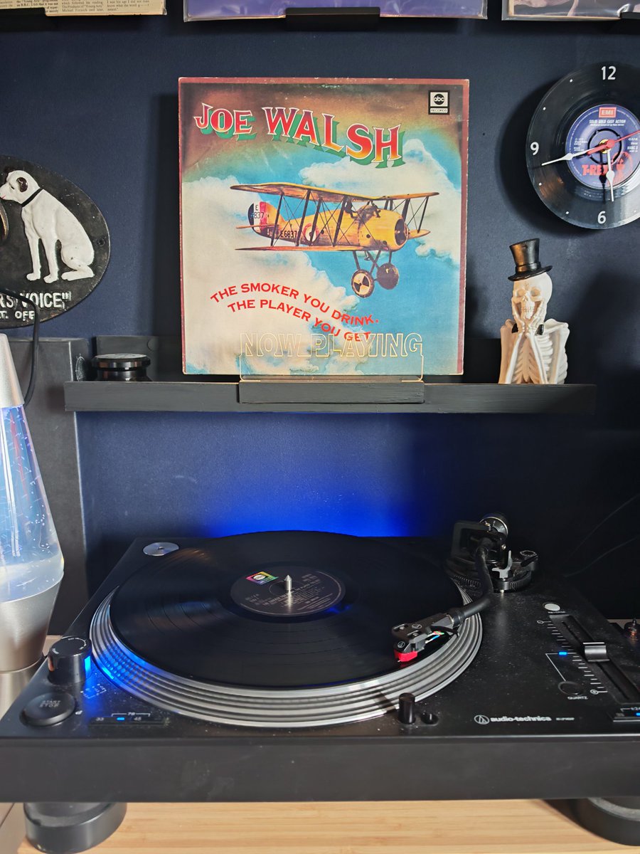mjcpfc's tweet photo. Now playing 
Joe Walsh - The Smoker You Drink,The Player You Get. https://t.co/h2nF5Kic2Y