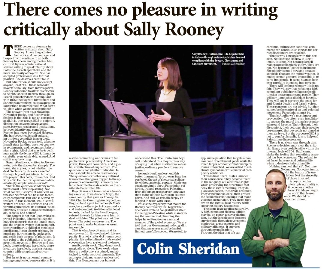 ISASaxonists's tweet photo. Every sentence of this piece by @colinivan is so beautifully &amp; carefully written powerfully interrogating admirable antizionist artists that compromise on Israel at the expense of full Palestinian solidarity. This is an example of what a sharp &amp; thoughtful 'call in' looks like. https://t.co/QldDUvMM8y