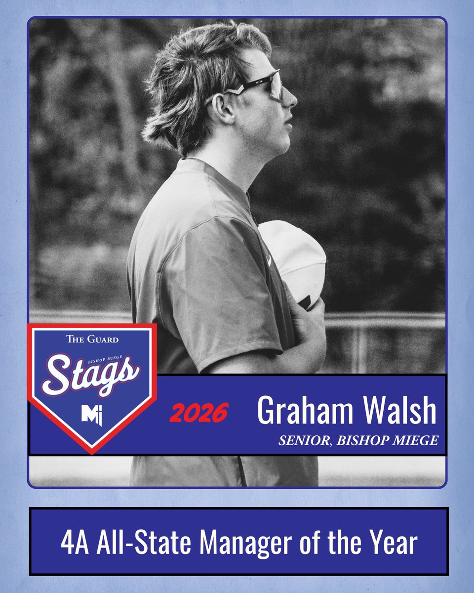 MiegeBaseball's tweet photo. Congrats to Graham Walsh on being named the first and last 4A All-State Team Manager of the Year. An award we made up just for him. 

Glove Man Graham was our dude during I/O, helped w/ charts and gear, and made our team better every day. 

#TheGuard #AAIT #ICARE 🦌⚾ https://t.co/Jx40oOd1G7
