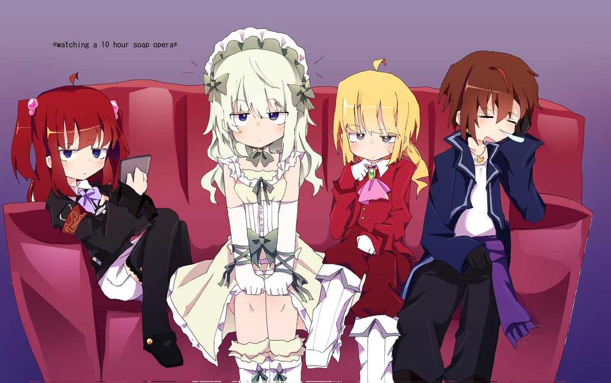 suikabe800's tweet photo. In my heart Ange is a part of their gang
#うみねこFA
#Umineko https://t.co/ttmtXcqQo3