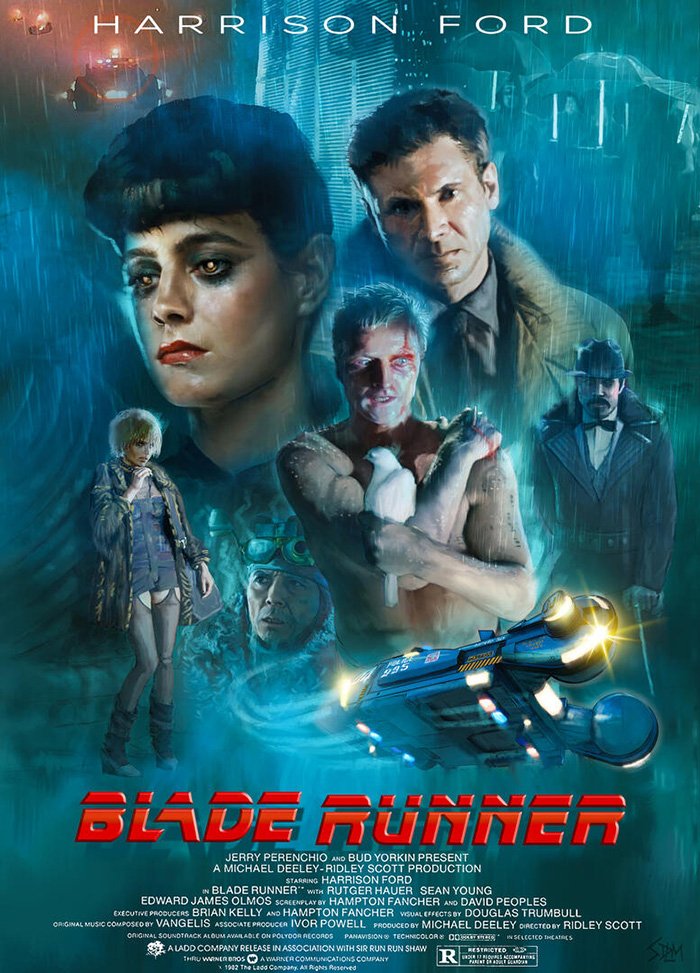 PalmerThingDB's tweet photo. Blade Runner by Steve De La mare https://t.co/tZGF9rA7h2