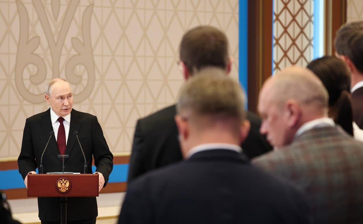 mfa_russia's tweet photo. 💬 President #Putin:

Everything European countries do is designed to keep the confrontation with Russia going and justify the huge spending from the budgets of their countries, getting into the pocket of the European taxpayer.

https://t.co/l15BBywDWY https://t.co/2AX63RCECl