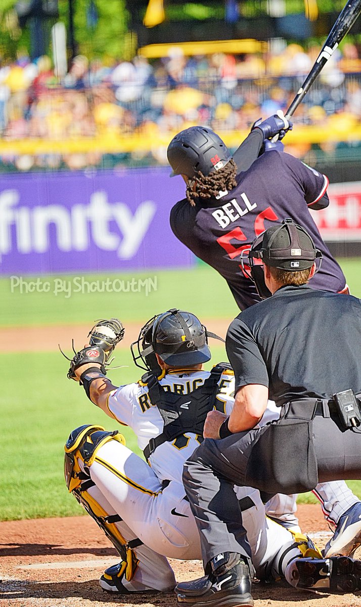 ShoutOutMN's tweet photo. Here is today's @Twins starting lineup vs @Pirates presented by @ShoutOutMN Sports

Martin RF
Lee 3B
Clemens CF
Bell DH
Larnach LF
Arcia 1B
Keaschall 2B
Gray SS
Jackson C https://t.co/SCC4ymxfpq