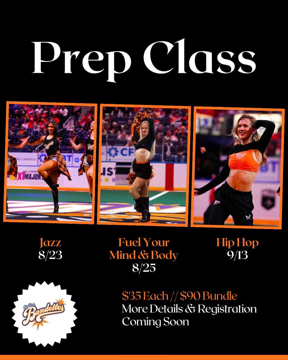 bandettes's tweet photo. Audition prep mode, activated 💥 

🗓 Save the dates! More information and registration to come...

@NLLBandits https://t.co/WLei432a2U