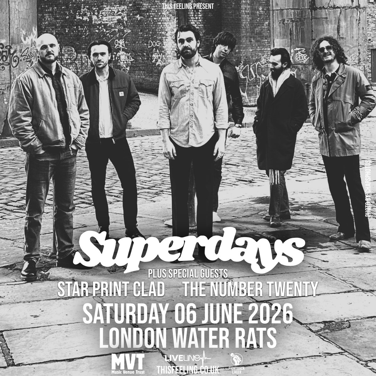 This_Feeling's tweet photo. Coming up this week : Saturday 🎸 London
@Water_Rats w/ @superdaysband + special guests @starprintclad &amp; The Number Twenty

🎸 https://t.co/LzX1QrUtPe

🎶https://t.co/yUedlHMmOi https://t.co/wSlftAJkp5