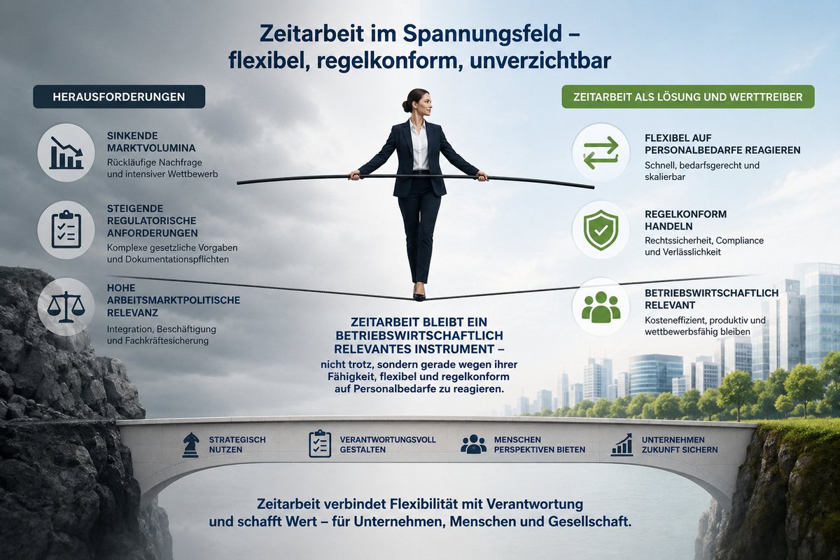 wstolz's tweet photo. Zeitarbeit blebt trotz aller Probleme ein betriebswirtschaftlich relevantes Instrument, nicht trotz, sondern gerade wegen ihrer Fähigkeit, flexibel und regelkonform auf Personalbedarfe zu reagieren. https://t.co/89HTwThWP8 https://t.co/Ju11uimveO
