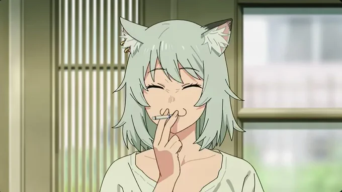 Chainsmoker Cat Anime Trailer Reveals Opening and Ending Theme Songs