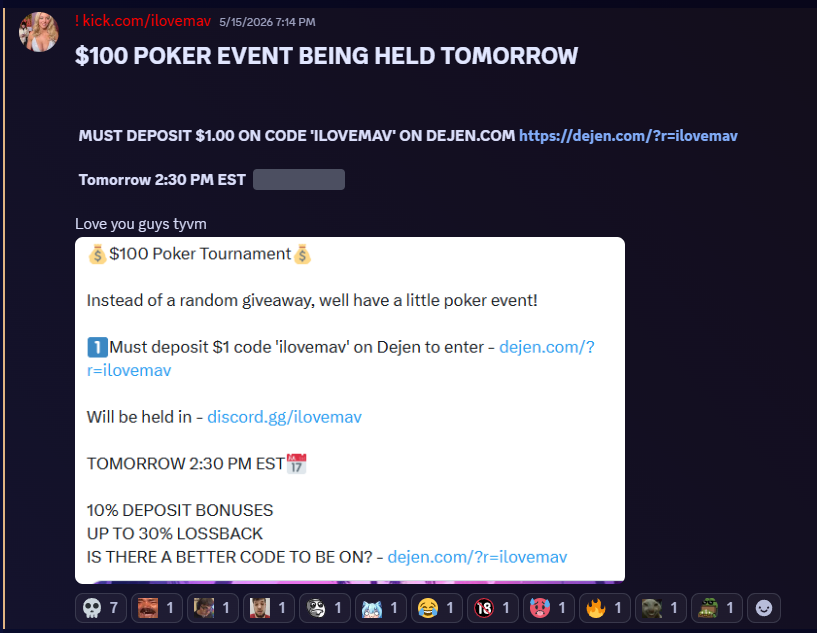 Asipola_'s tweet photo. DWC @ilovemav_ HE’S A SCAMMER. ⚠️

He hosted a poker event ($100 prize pool) with a deposit requirement. I ended up winning the tournament. Now that I’ve won, he’s accusing me of using alting and scamming, never happened to
me anywhere else. Don't affiliate with him in any way.⚠️ https://t.co/eiVn3hSg89