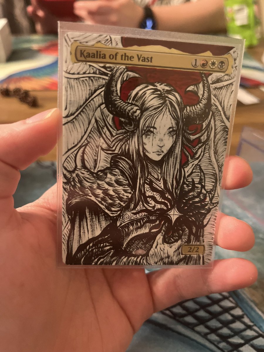 AndyisMagic23's tweet photo. @playtowinmtg Love his alters. Got one done for my Kaalia a while back! https://t.co/TB7ibGCbJc