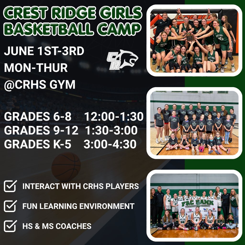 pride_cr's tweet photo. Girls basketball camp this week, Monday-Wednesday!! Looking forward to a fun time in the gym together!!! https://t.co/KM8mtQrXUq