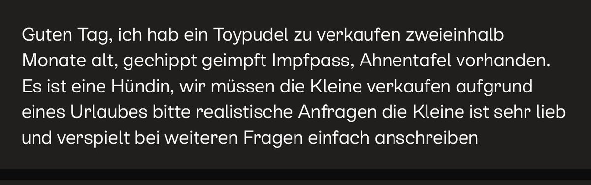 ambrosianuss's tweet photo. Ich kann überhaupt nicht sozialverträglich ausdrücken wie unfassbar zum kotzen och solche Leute finde!!!!! Einen Welpen anschaffen und sich dann erinnern, dass man den doch nicht so gut gebrauchen kann. https://t.co/B6x5EmlhXY