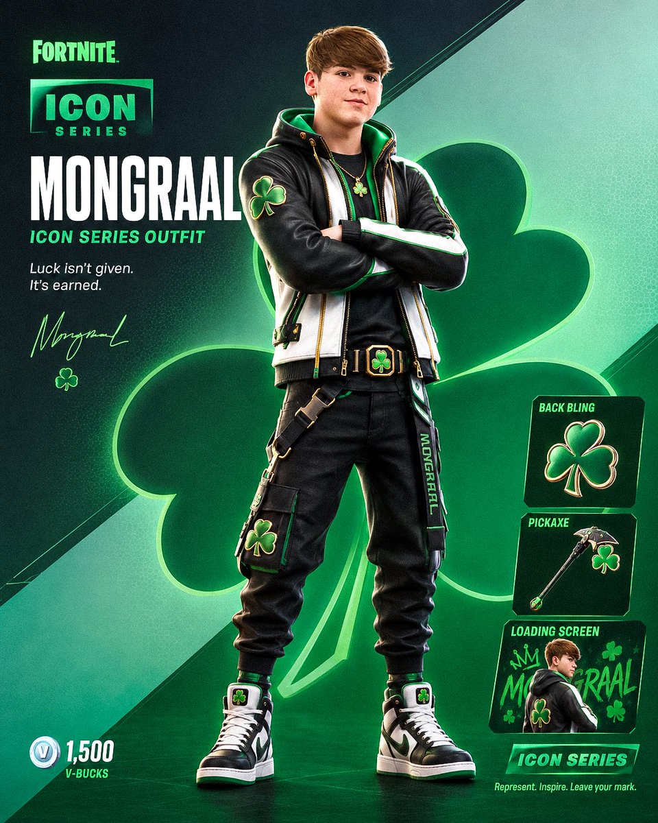 CentelFortnite's tweet photo. REPORT: Mongraal is set to release his Icon Skin on June 26th. https://t.co/Fy6aahoi15