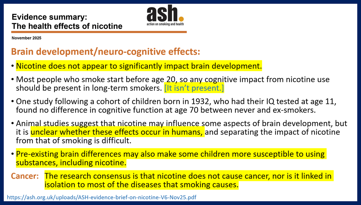 ChaunceyGardner's tweet photo. - Nicotine does not cause cancer, heart or lung disease
- Nicotine does not harm brain development
You are lying to try to achieve paternalistic utilitarian goals. Lying is a violation of Truth-Telling, a fundamental moral principle in Healthcare Ethics. Please #QuitLying.
CDC: https://t.co/VWrVdZjwhL
15 past SRNT presidents: https://t.co/brM2shAFCe
Twin studies: https://t.co/9XcDepfqkK; https://t.co/HRq2gNTCMV
ASH UK: https://t.co/DTc9soFQcc