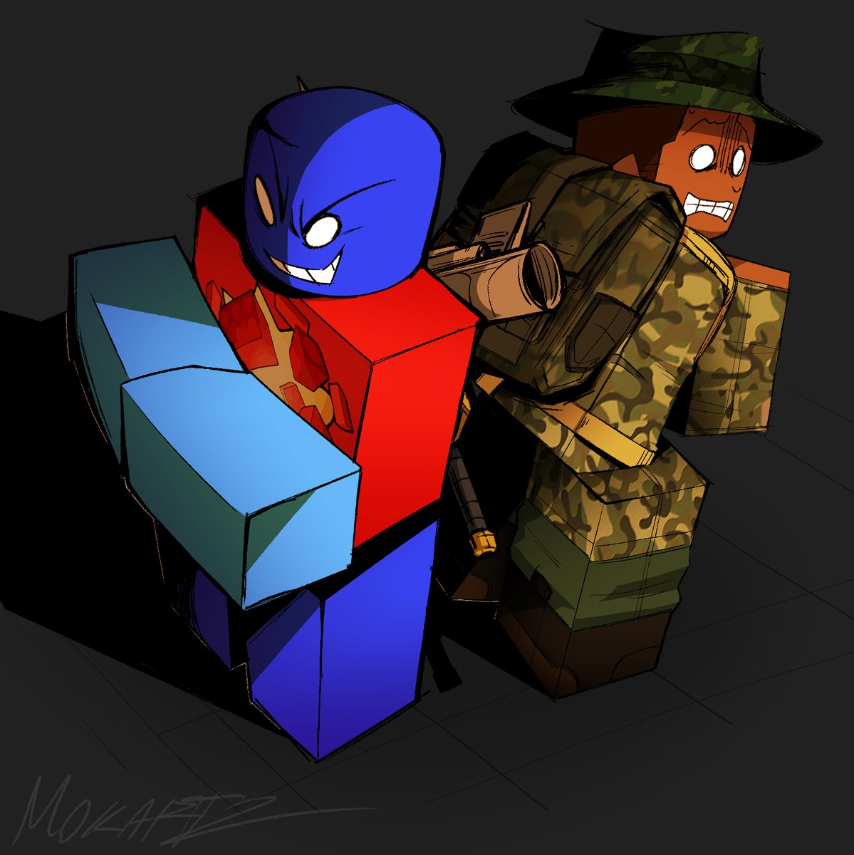 Mokartz2007's tweet photo. - Another Sibling Request -
#crossovers #robloxartㅤㅤㅤ https://t.co/ZYKtjIH8GM