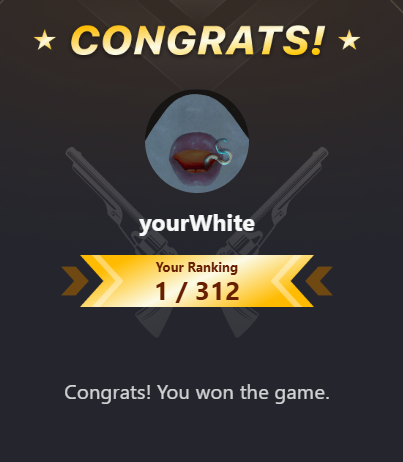 justYourWhite's tweet photo. I managed to win @RAFA_AI 's and @LePokerGame's  poker tournament! 🥇
It wasn't easy, with 312 players - that's some serious competition! But thanks to @RAFA_AI 's coaching, I was able to do it! Give it a try! https://t.co/xb4Q9QTtoz