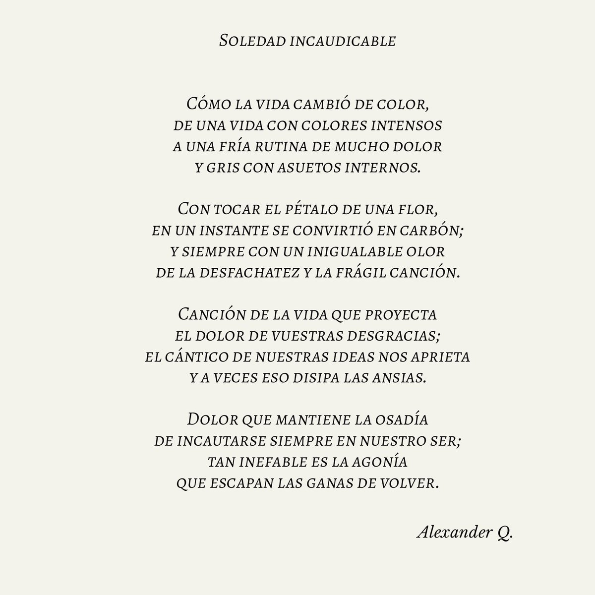 AlexanderQ26983's tweet photo. Solitudine Incrollabile 
Dai momenti preziosi ai momenti cupi, un cambiamento nella realtà.☕️✍️ https://t.co/bGyFITe1Dj