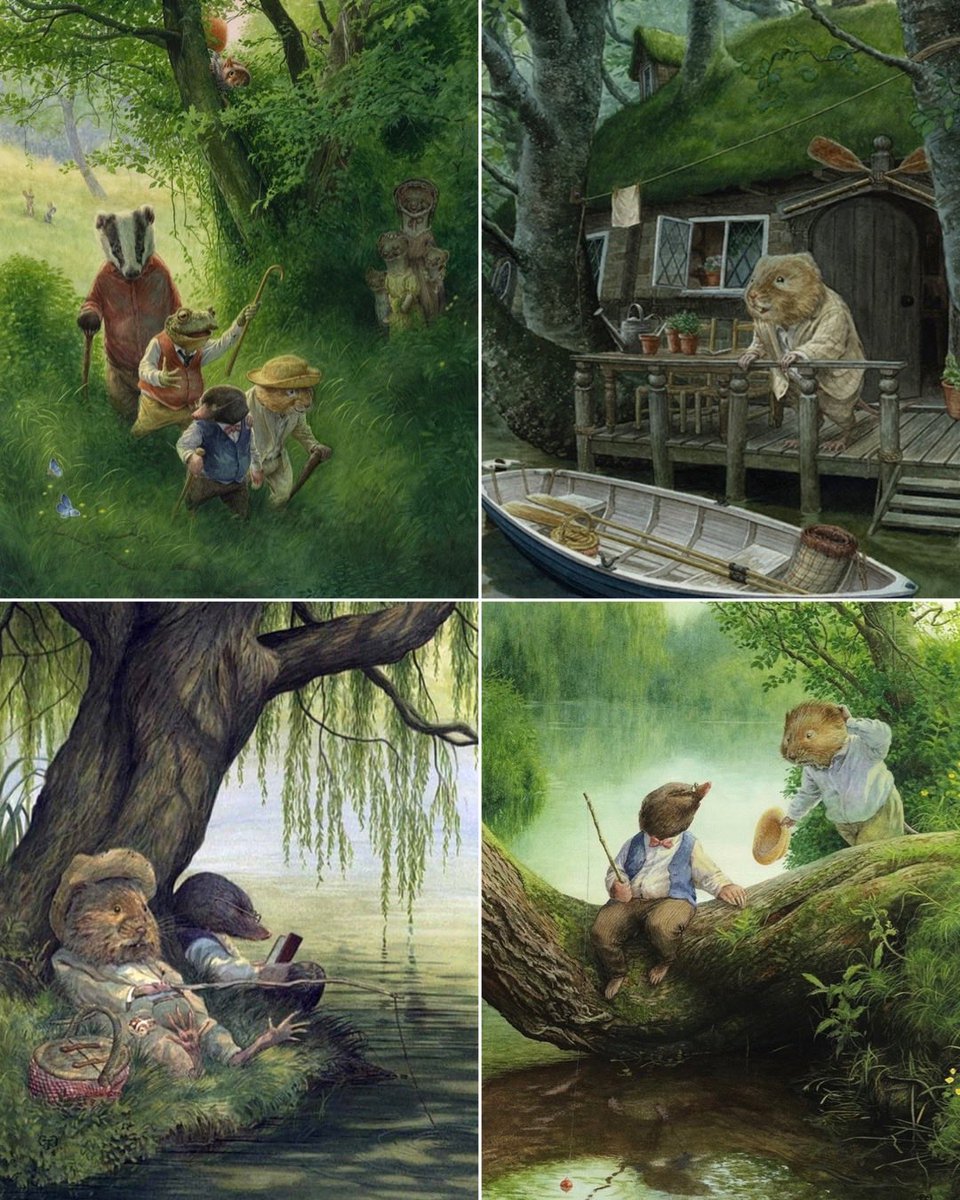 TitaniasRealm's tweet photo. Every summer should be a Wind in the Willows kind of summer

🎨 Chris Dunn https://t.co/bfbJvR9NA9