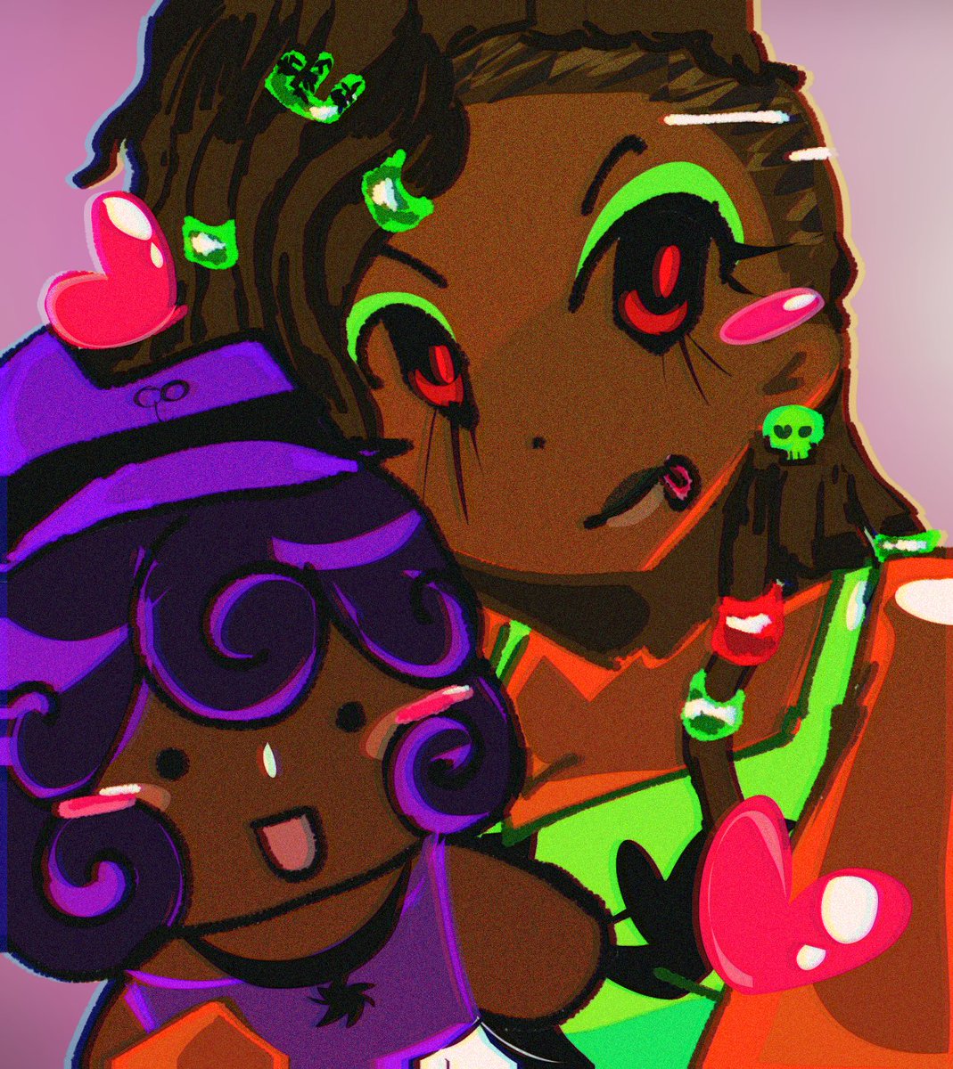 ellthesimp's tweet photo. humanised #doublezipper #yuri i tried my best ok my battery was at 2% while drawing ugwhaha

 #forsaken but make every cs male survivor and killer into a girl https://t.co/yP7IjhVWfD
