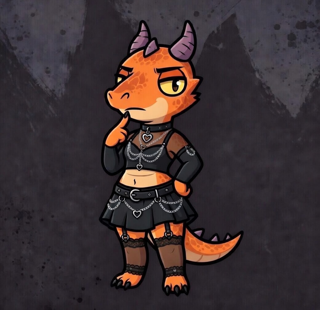 Konmael's tweet photo. @FutureVibesAi Kixie and Chip, the two Kobold Femboys brothers.
Kixie is an Artificer, Chip is a Rogue. 
I'm currently playing Kixie in a campaign.
#DnD #DnDCharacter https://t.co/qXFDq3nUYF
