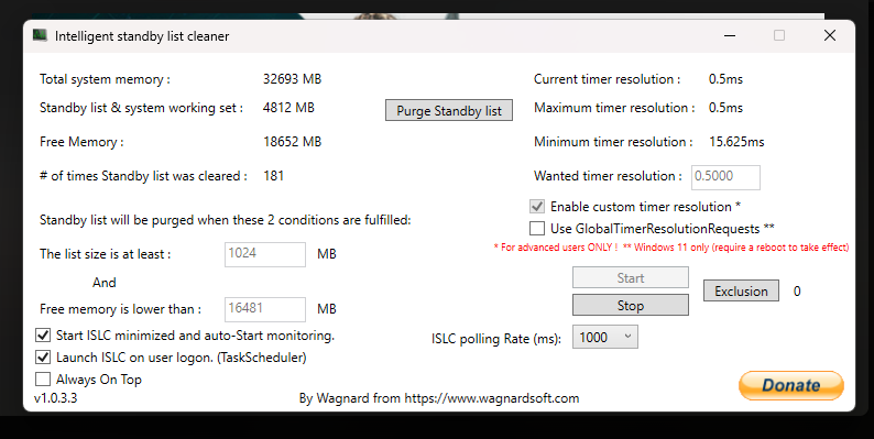 SuspiciousPixel's tweet photo. @Wagnard I forgot about ISLC. My version is 1.0.3.3 Great to see its still being updated. https://t.co/t1vIFToPfn