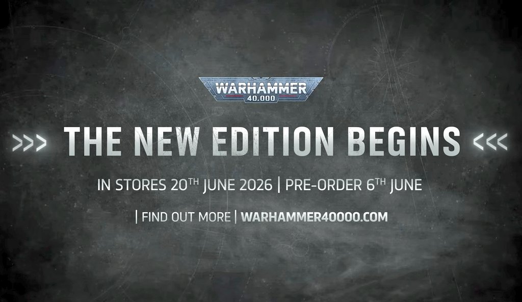 ministomp's tweet photo. #warhammer40k

Warhammer 40,000 11th ed drops 20 June.

Preorders start this week, contact for a ARMEGEDDON STARTER Set or one of our bundles to explore more!

Do it for the greater good
Do it for plagues and decay
Do it for Sanguinius!

Take back the hobby, and make it yours! https://t.co/6dKUp7MdGT