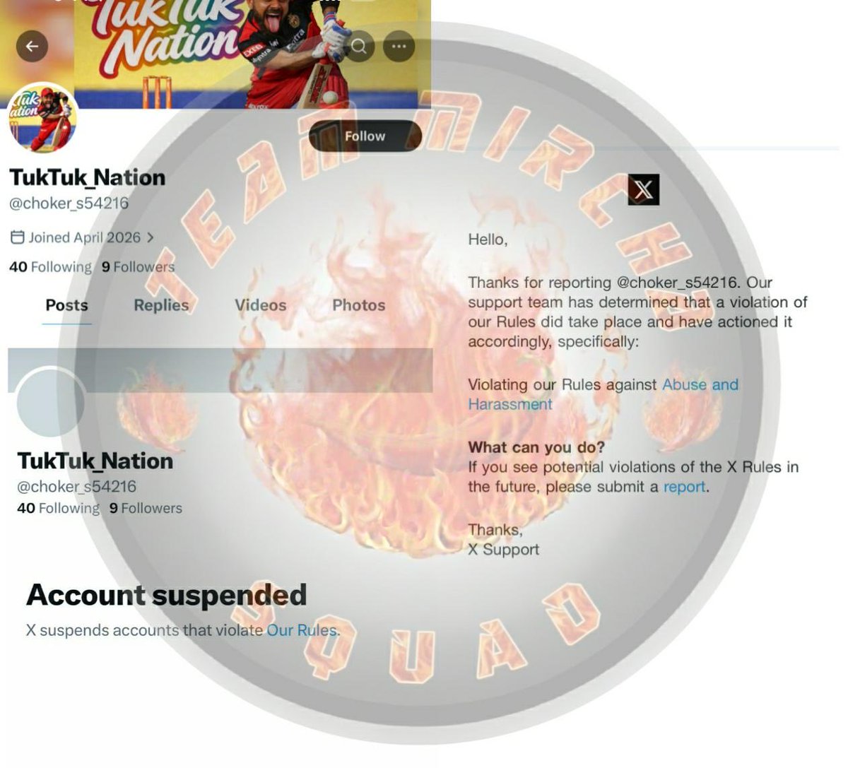 mircha_squad's tweet photo. 𝕌ℙ𝔻𝔸𝕋𝔼 ℕ𝕆:-𝟚𝟚𝟚𝟟
ℍ𝔸ℕ𝔻𝕃𝔼:- @choker_s54216
ℝ𝔼ℙ𝕆ℝ𝕋𝔼𝔻 𝔹𝕐 #𝕋𝔼𝔸𝕄_𝕄𝕀ℝℂℍ𝔸
𝕊𝕌𝕊ℙ𝔼ℕ𝔻𝔼𝔻 𝔹𝕐 𝕏 https://t.co/Vi7tYxa36e