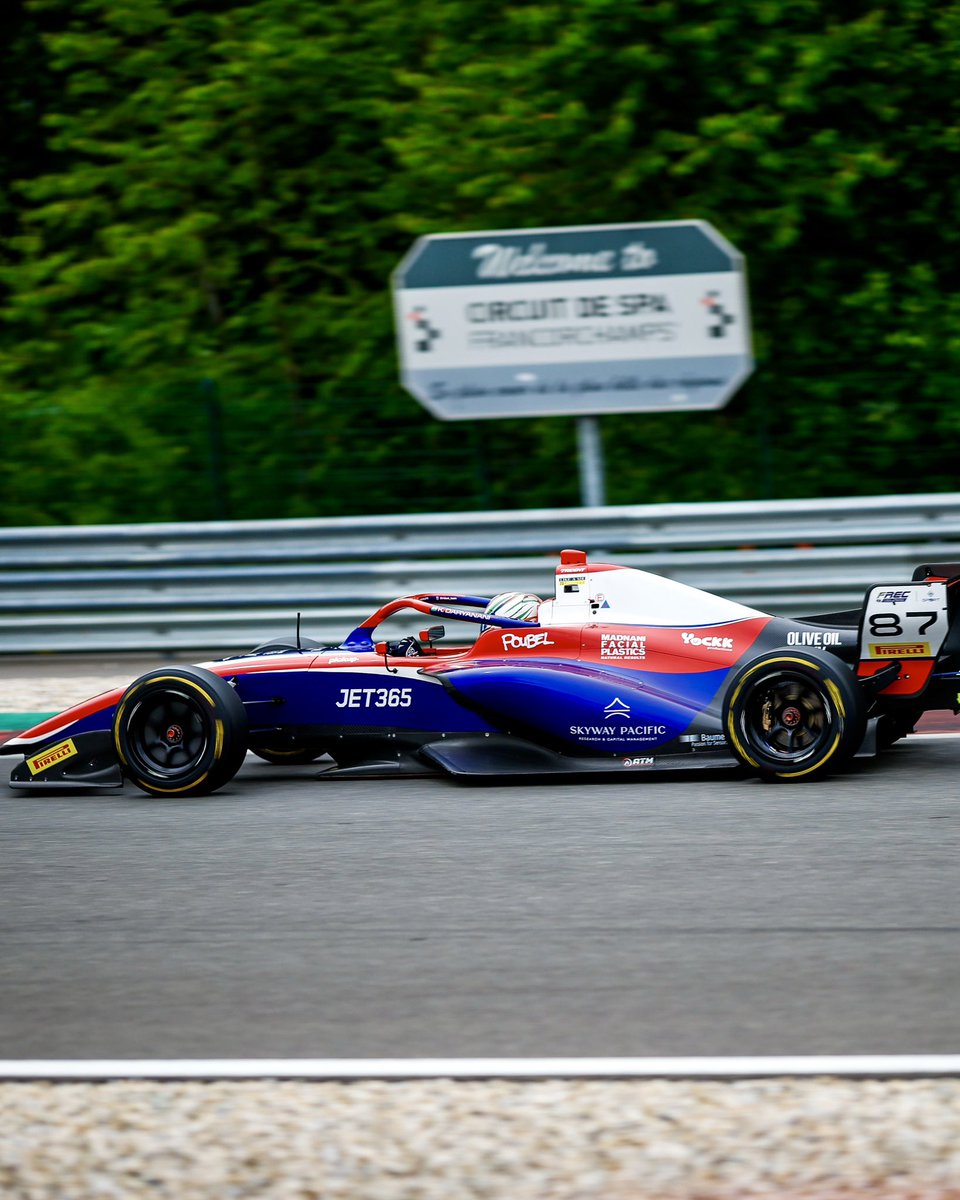 trident_team's tweet photo. FIA Formula Regional European Championshi Spa weekend completed with great effort! Strong performance from our guys throughout the race weekend. Now we’re ready for Monza our home race! 🔱

#Trident #TridentTeam #TridentMotorsport #FREC https://t.co/ruZeW7yw4X
