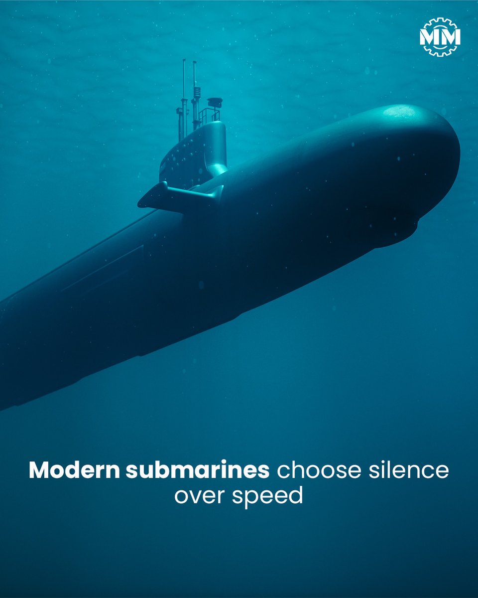 MilitaryMechs's tweet photo. In underwater warfare, acoustic stealth is more important than speed, with modern submarines using advanced quieting technologies to remain undetected beneath the surface.
#Submarine #NavalTechnology #MilitaryMechanics https://t.co/qee9ZHdOJ1