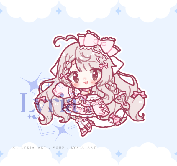 Silly chibi commission :3c super cute designnn!! If u want to
