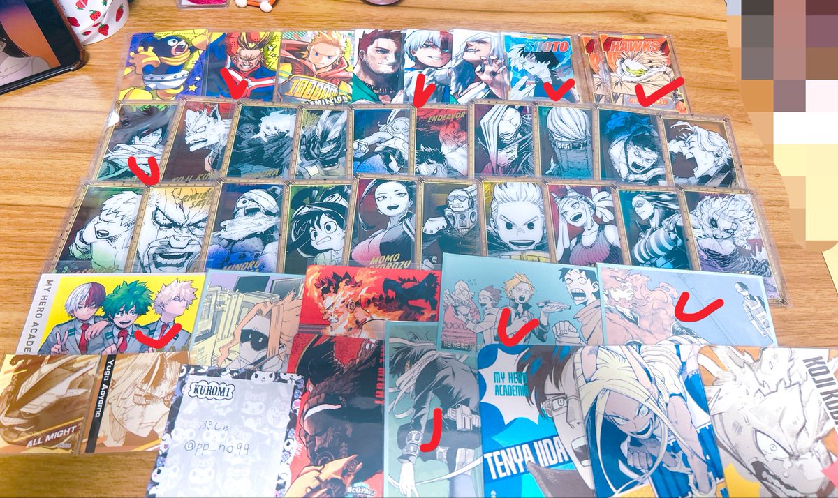 pp_no99's tweet photo. ヒロアカ 交換 譲渡  

譲▷▶画像のもの

求▷▶同異種 爆豪 ＞緑谷トガ心操物間トゥワイス天喰コンプレス,,,ﾘﾄﾘﾝ記載キャラ
or定価➕送料

1，2枚目印ありは爆豪との交換：纏めての方優先
印なしはお値引：爆豪含む場合抱き合わせ◎抱き合わせは推しのみです
お気軽にお声掛けください！ https://t.co/ZyujwIr2yL