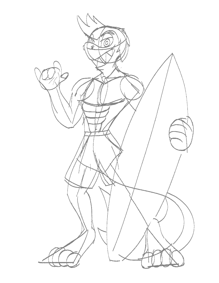 ChaseDerg's tweet photo. Hunter WIP#1! https://t.co/d1Hs9VTsma