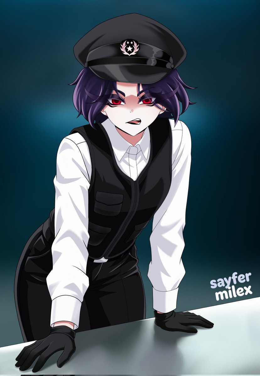 Sayfer_720's tweet photo. Art for @ClairBelmont

Femboy police 

#femboy #oc https://t.co/rkrIvFxNuH