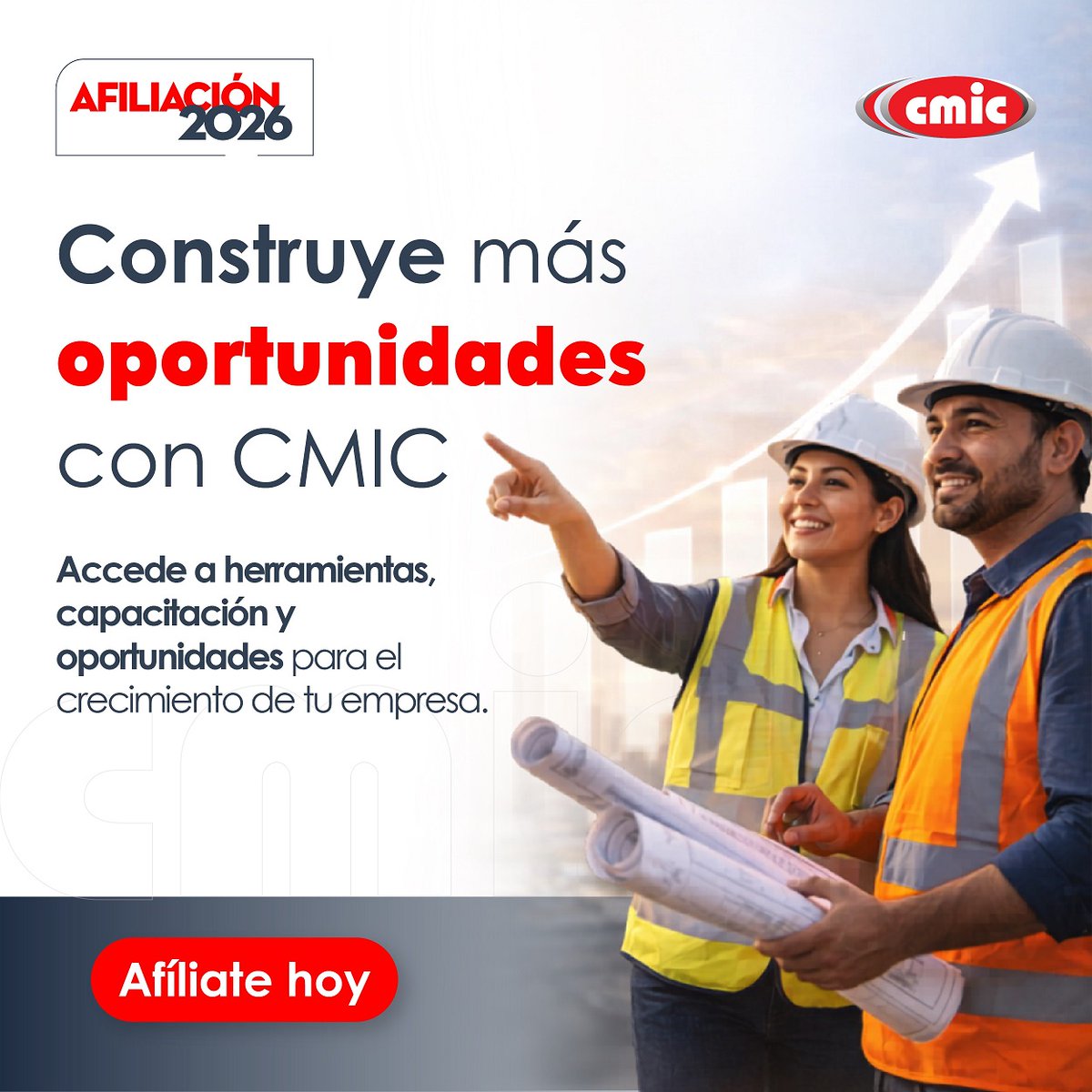 bcscmic's tweet photo. 🏗️🚀 Construye nuevas oportunidades para tu empresa con #CMIC

Accede a capacitación, información estratégica y herramientas para impulsar tu crecimiento.

#Afíliate hoy mismo:
https://t.co/Kg5p3jk9n7

#ConstrucciónConFuturo https://t.co/TF5HXqyjM8