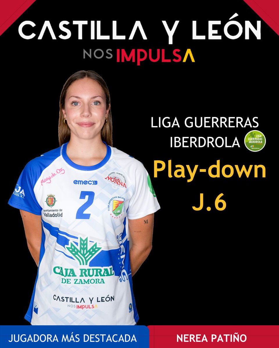 BmAulaCultural's tweet photo. 🏅Nuestra MVP Castilla y León nos impulsa de esta semana 🔥 Nerea Patiño

#CastillayLeónNosImpulsa #PlayDown #J6 https://t.co/Lynvj4a9oo