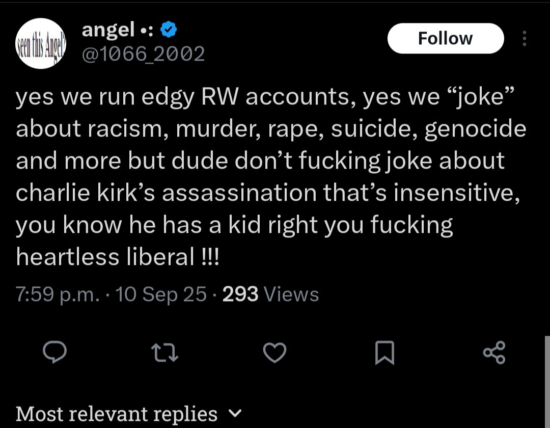 puppetmastervi's tweet photo. @1066_2002 @burntfishie Here is you justifying joking about another person's death with sarcasm. https://t.co/uqcGpOLAZt