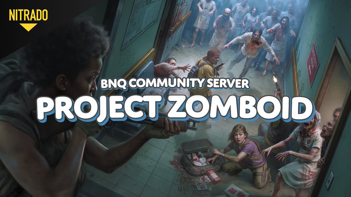 BlueandQueenie's tweet photo. Today we're launching a brand new Project Zomboid server thanks to the folks at @Nitrado_EN with all new community adventures starting in 20minutes over on our Discord server โ
All welcome ๐ https://t.co/ACagIylNwn #adgifted https://t.co/FCVkMdDEDT