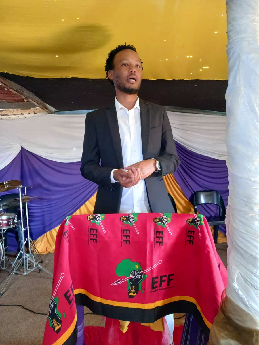 EFF_FreeState's tweet photo. ♦️In Pictures ♦️

EFF Matjhabeng Sub-Regional Chairperson and Councillor, Fighter Rasaki Ntlaoli visited the House of Faith Prophetic Ministry.

Liberation is not only political, it is spiritual, cultural, and generational.

#RegisterToVoteEFF  In The 2026 Local Government Elections On The Following Link: 
https://t.co/uj5NsIB8Z0