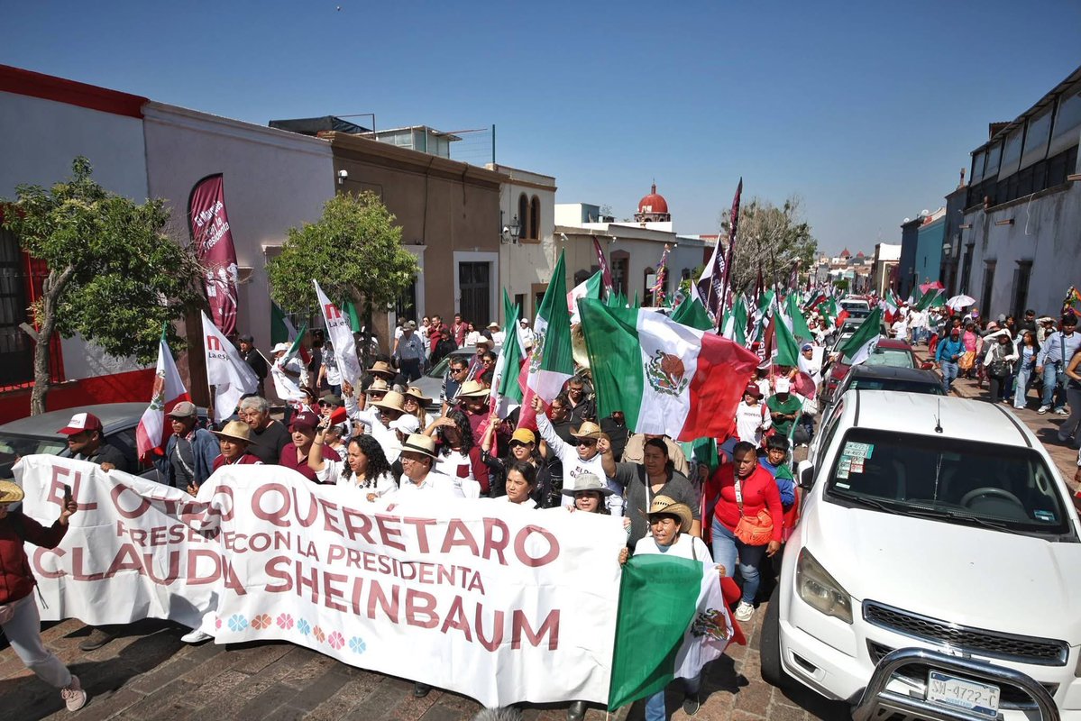 GilbertoHRuiz's tweet photo. No está sola, Presidenta Claudia Sheinbaum: el Otro Querétaro está con usted.

Nunca un corazón ha latido más fuerte que cuando lucha acompañado por la defensa de la Madre Patria como nación libre y soberana.

#PrimeroLosPobres
#LaHonestidadDaResultados
#ClaudiaDaResultados https://t.co/p2hcP0WUb7