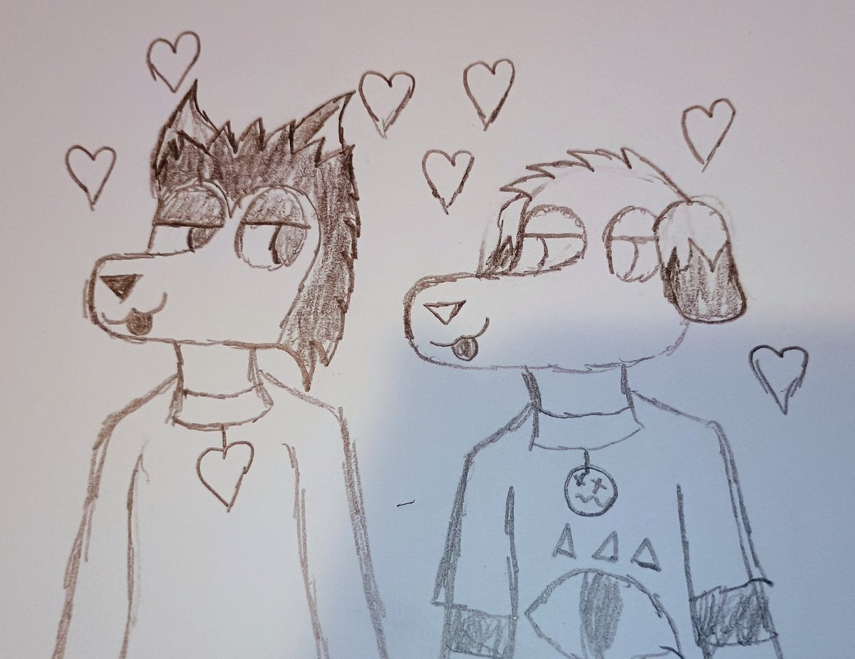 fireiscold45's tweet photo. Warm up doodle of Duke &amp; Josh haven't drawn these two in a while! https://t.co/3plgbXUEWN