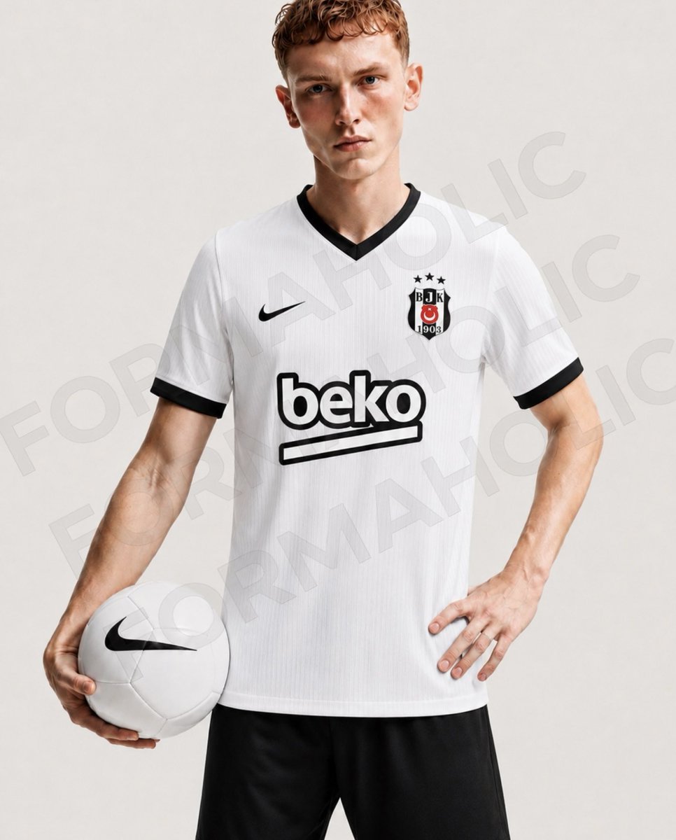 Formaholic's tweet photo. ⚫⚪ Beşiktaş’ın Nike İle İlk Çıkaracağı Muhtemel 2026-27 
İç Saha Forması https://t.co/bi3Vgt9ncq