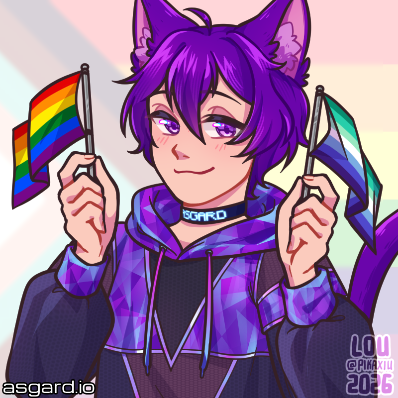 asgardkat's tweet photo. As we enter June around the world I wish everyone a spectacular Pride Month!  May your month be filled with love, community, and the freedom to be exactly who you are. 🎉🏳️‍🌈

Art by @/piikaxiu https://t.co/FQlkVbNjEd