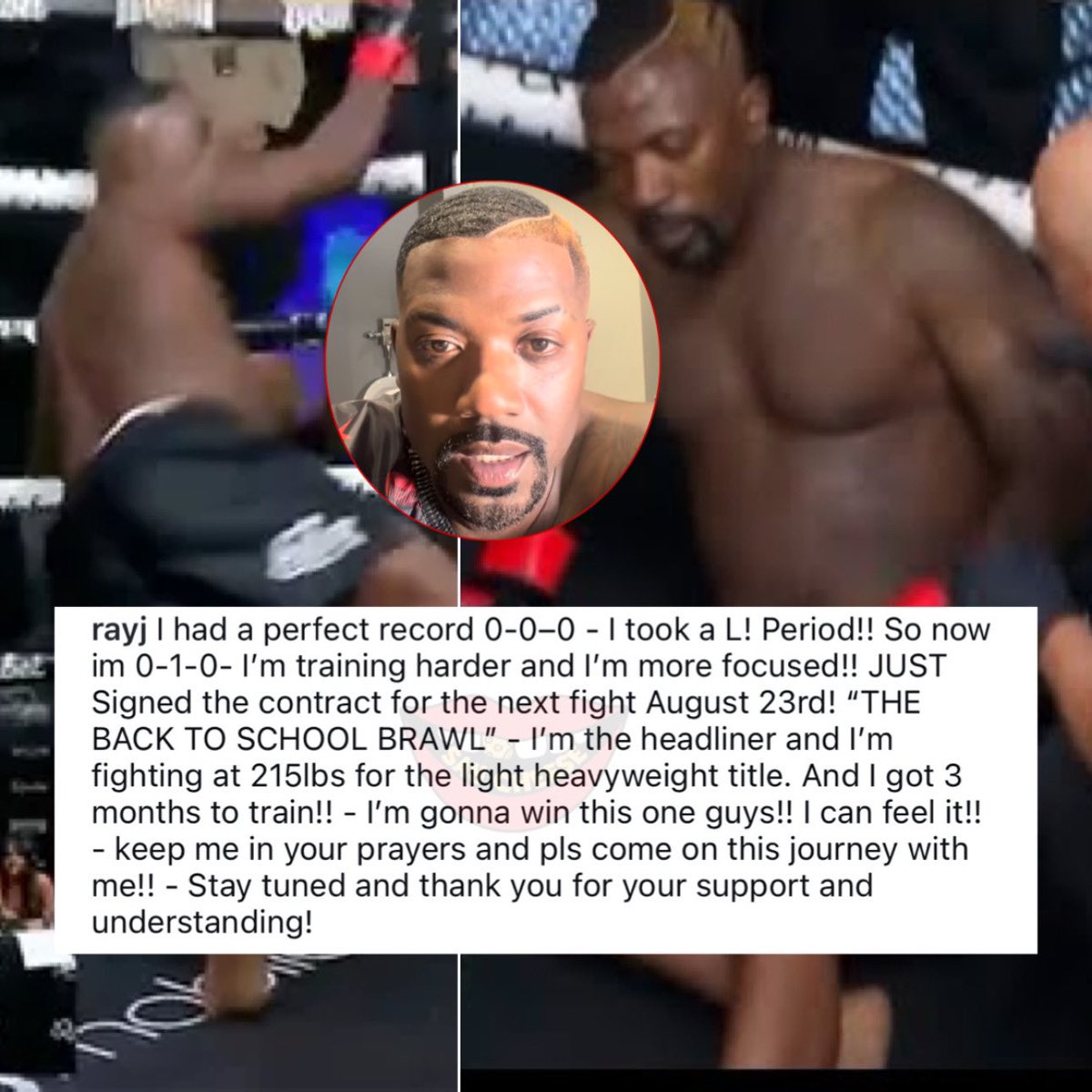 SaycheeseDGTL's tweet photo. Ray J says he has “5 to 10 more fights” left in him, announces next bout after first career loss 🥊 https://t.co/0vDNoa2K2H