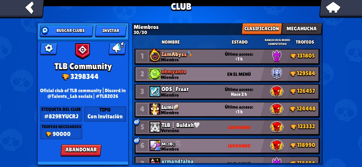 TalentsLab_BS's tweet photo. 3M first day😳 Amazing! 2nd club of TLB, request +100k🏆
If u have enougth trophies we’ll create more clubs soon for every range, stay tunneds… https://t.co/55UlaoKmsy