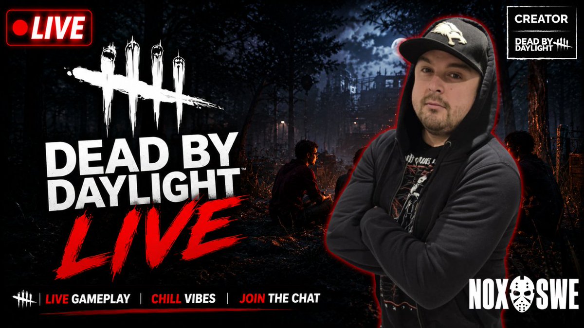 NoXswe's tweet photo. 🔴 LIVE NOW ON KICK 📷 Back in the fog for some Dead by Daylight 📷 Come hang out!  https://t.co/PGzUJxGr83

@kick

@M3RKCLANGAMING

#deadbydaylight https://t.co/iodSKHEDMl