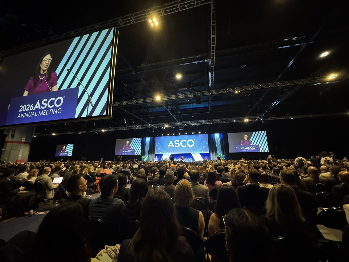 BilaniMD's tweet photo. ASCO Plenary Session 2026 starting now… #ASCO #Oncology #PracticeChanging https://t.co/44SzSeZbrU